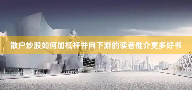 散户炒股如何加杠杆并向下游的读者推介更多好书